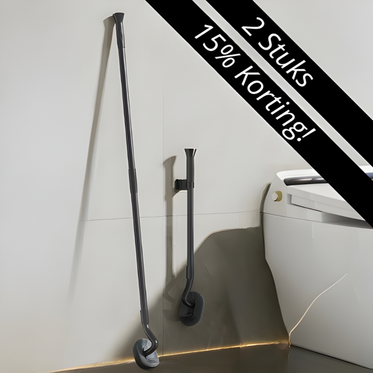 Ergonomische toiletborstel met E-Book 2 stuks / Bespaar 15% / Gratis verzending