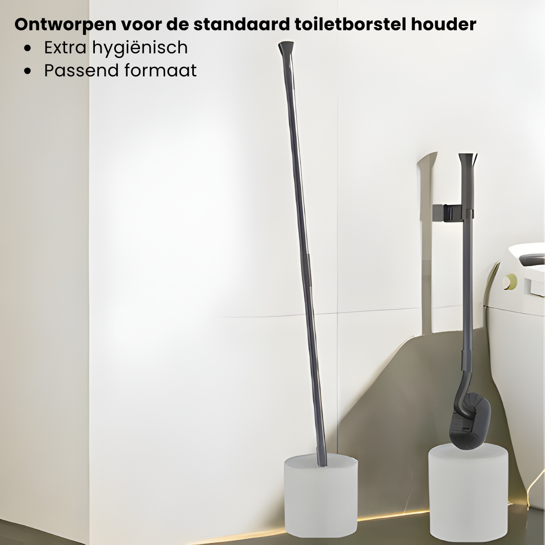 Ergonomische toiletborstel met E-Book 2 stuks / Bespaar 15% / Gratis verzending